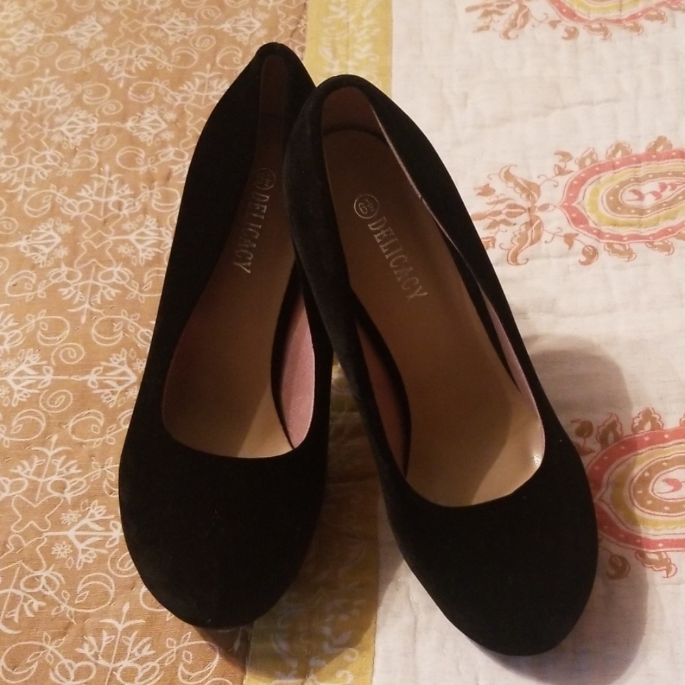 Black heels